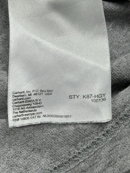Carhartt K87 Grey Loose Fit Top Large