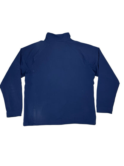 LL Bean Blue Softshell Fleece Lined Jacket XL