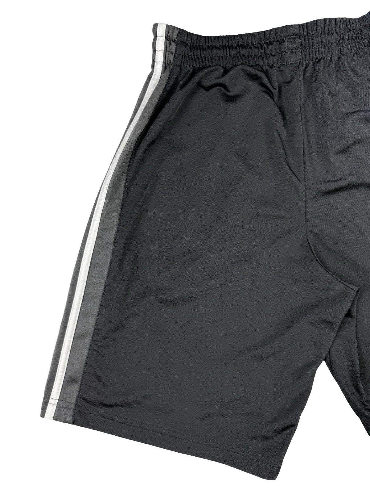 Adidas Grey Polyester Sport Active Shorts Medium