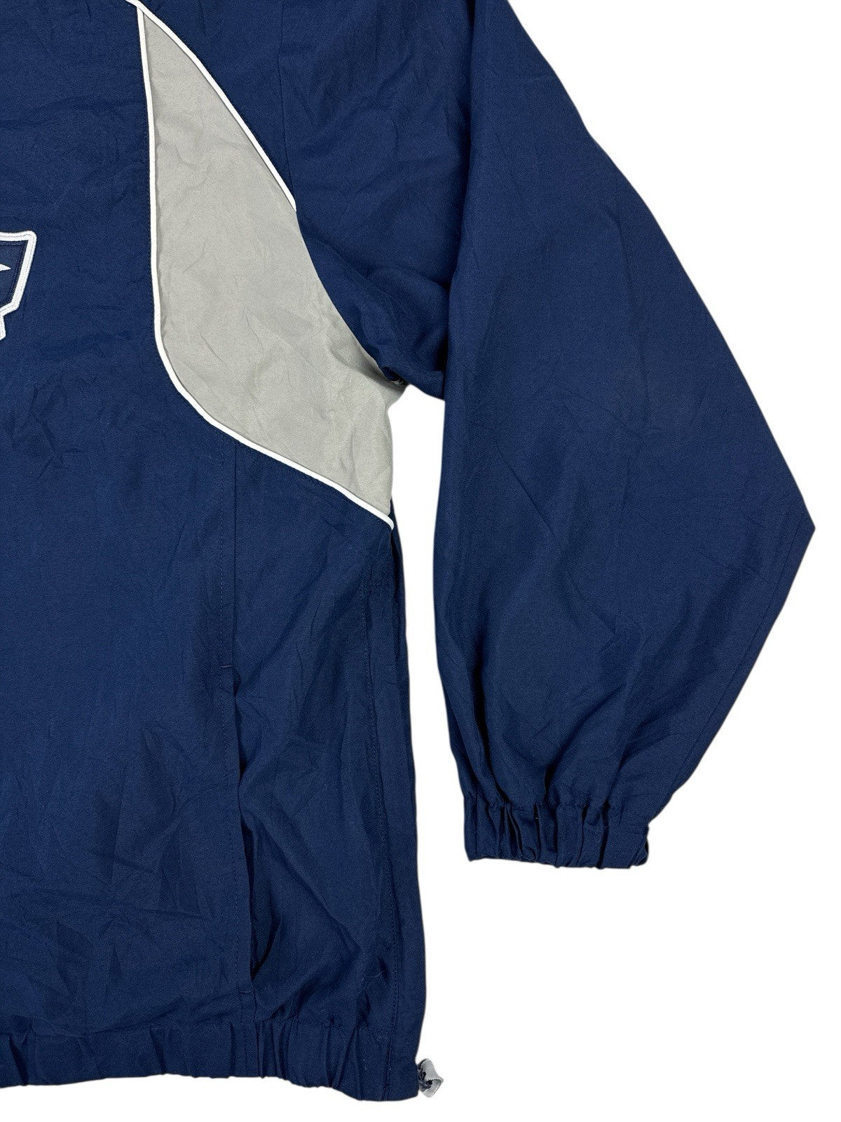 NFL New England Patriots Retro Blue Lined Jumper American Football Medium