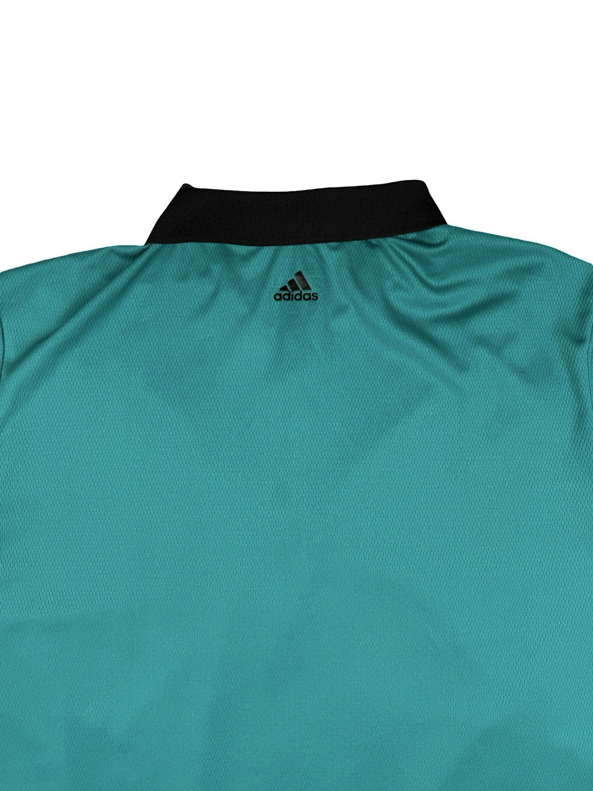 Adidas Green Topography Pattern Climacool Polyester Polo Top XL