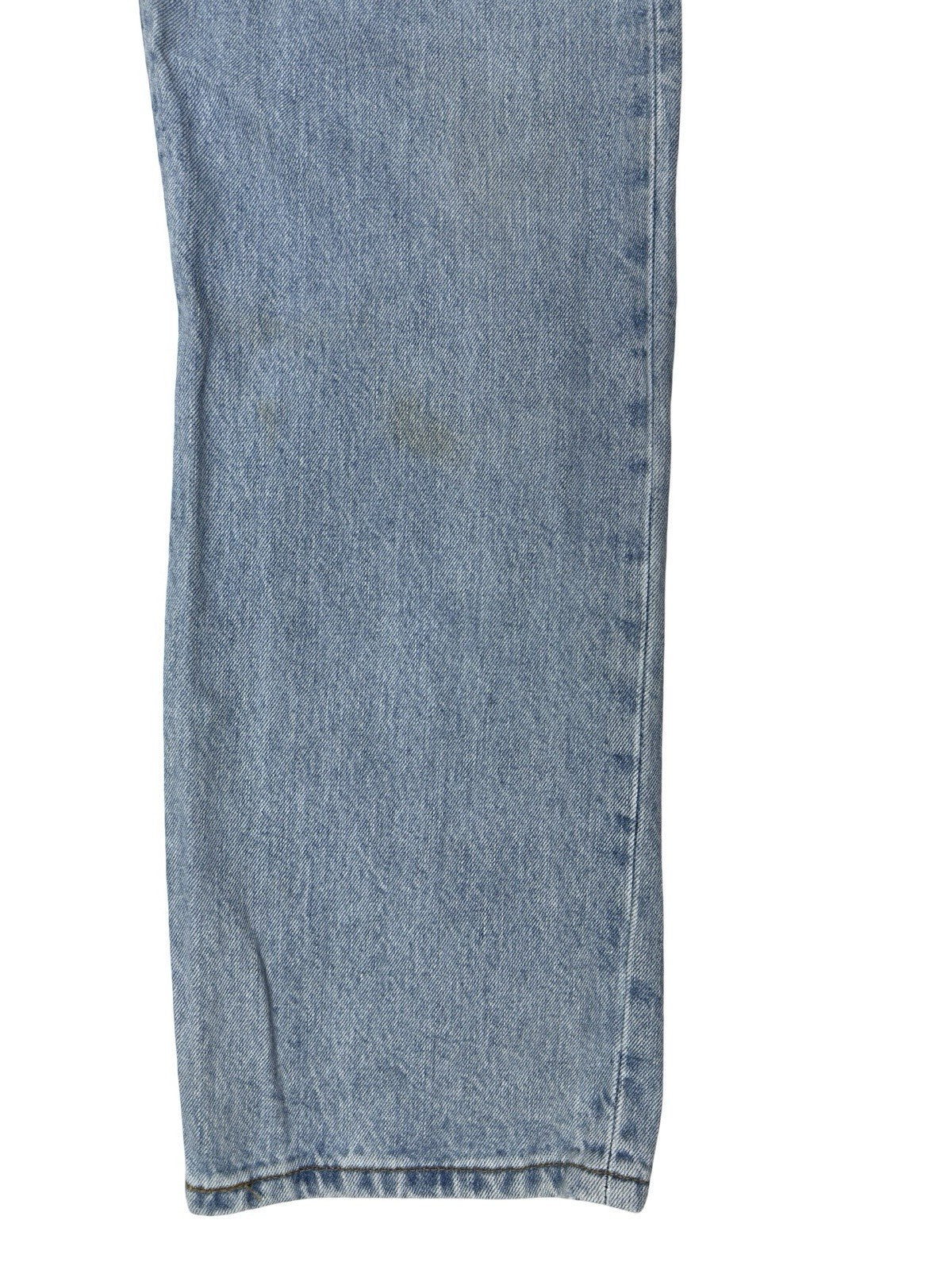 Levi's 501 Blue Retro Straight Leg Denim Jeans 36W 34L