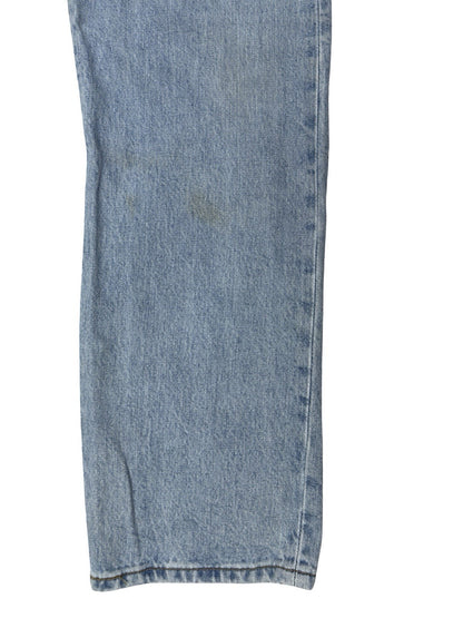 Levi's 501 Blue Retro Straight Leg Denim Jeans 36W 34L