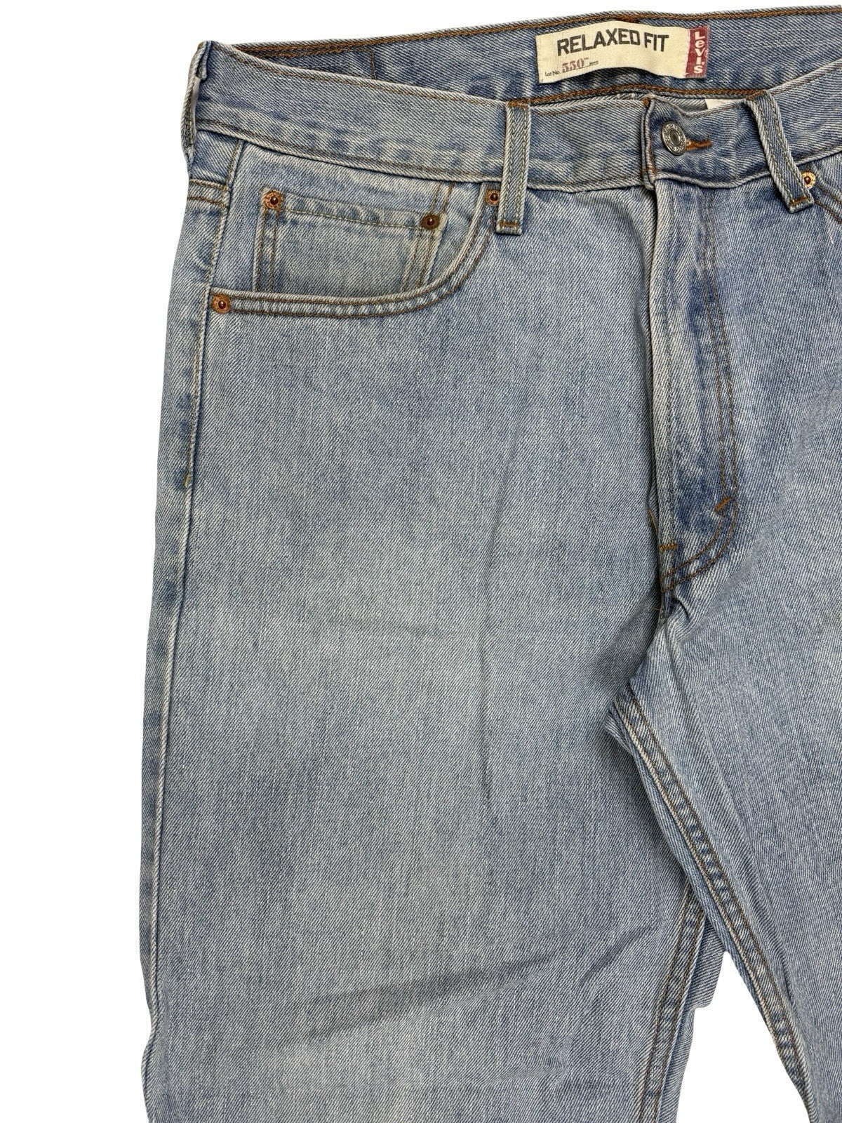 Levi's 550 Blue Relaxed Fit Denim Jeans 34W 30L