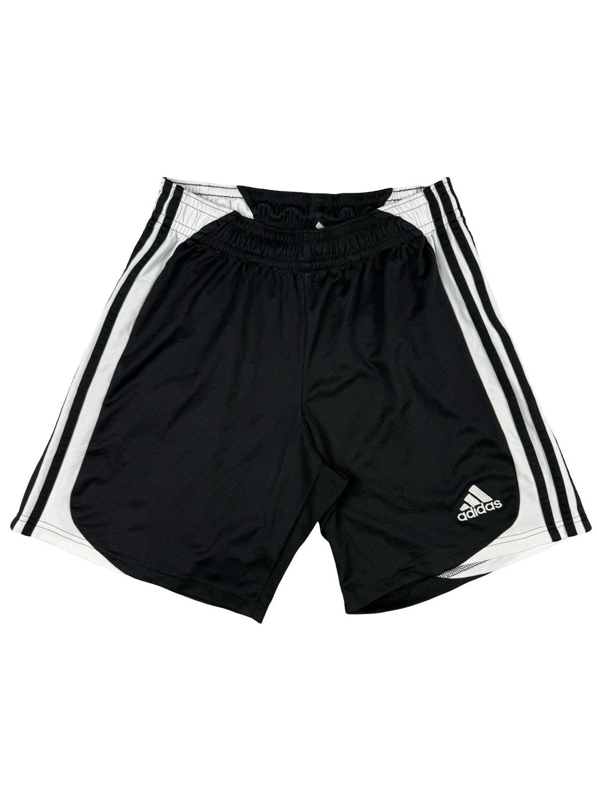 Adidas Retro Black Polyester Climalite Sport Active Shorts Medium