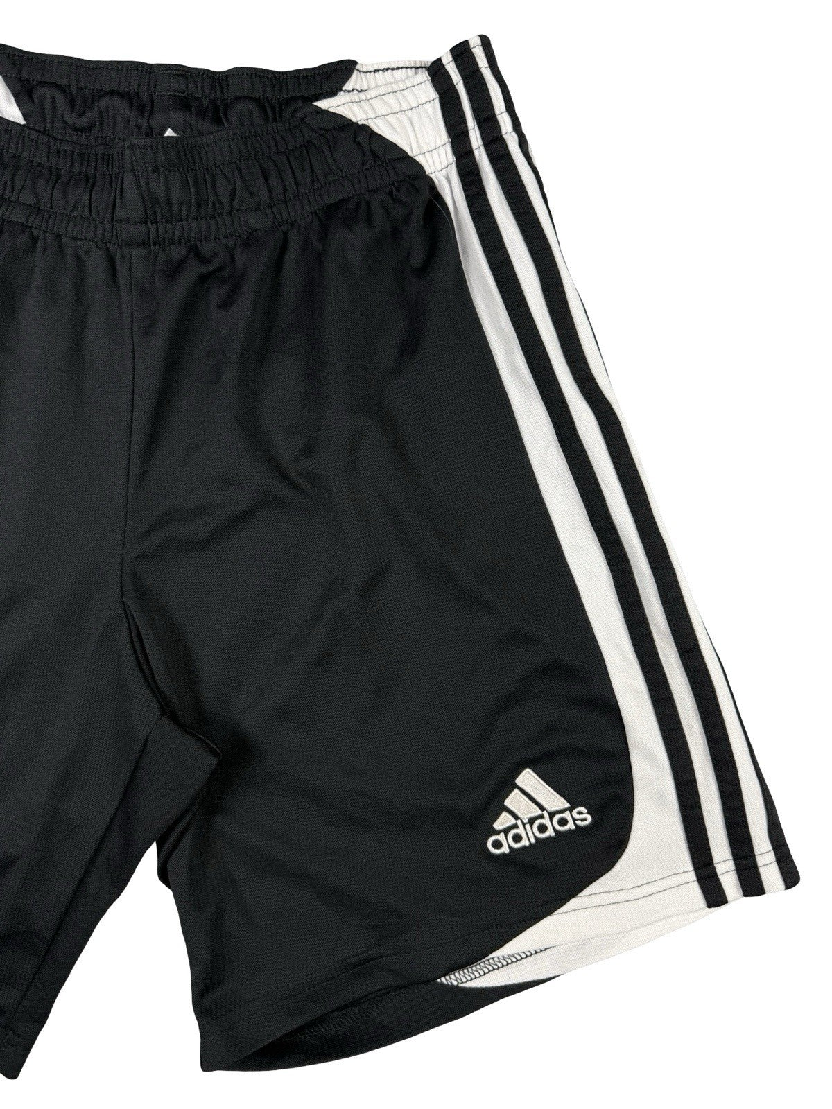 Adidas Retro Black Polyester Climalite Sport Active Shorts Medium