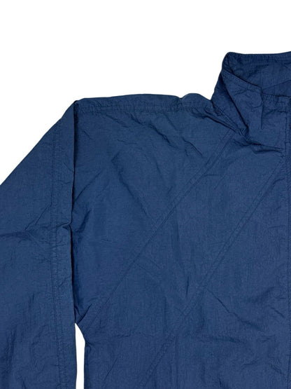 Reebok Retro Blue Nylon Zip Track Jacket Small
