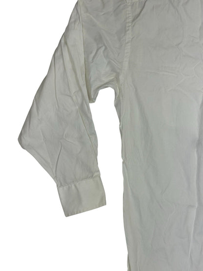 Tommy Hilfiger Vintage White Gold Crest Shirt Medium (15" Collar)