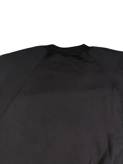 Vintage 80's GDR Man Size Black Abstract Splash Graphic Sweatshirt 2XL