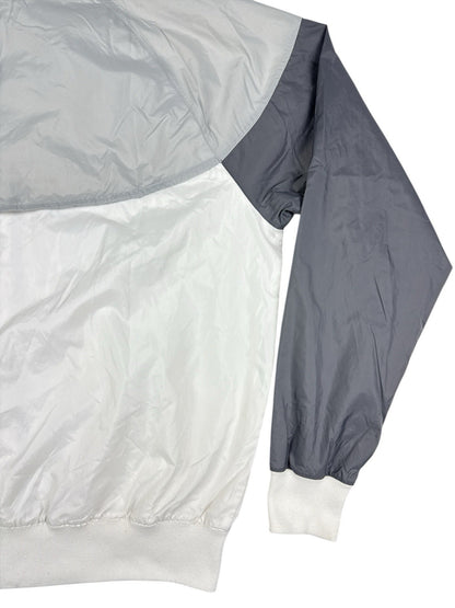 Nike Grey Nylon Windrunner Hooded Track Jacket XS