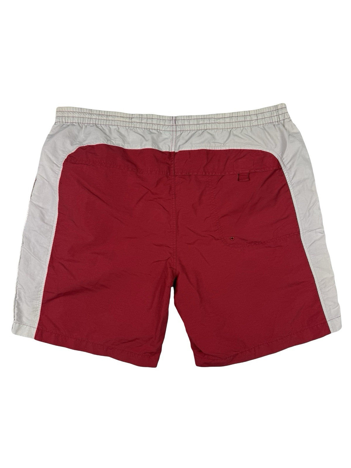 Nike Retro Y2K Red Nylon Swim Short Trunks 2XL 40/42