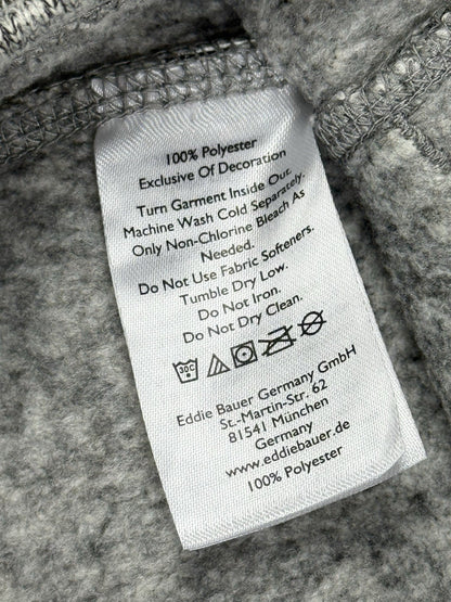 Eddie Bauer Grey Zip Polyester Gilet Body Warmer Large