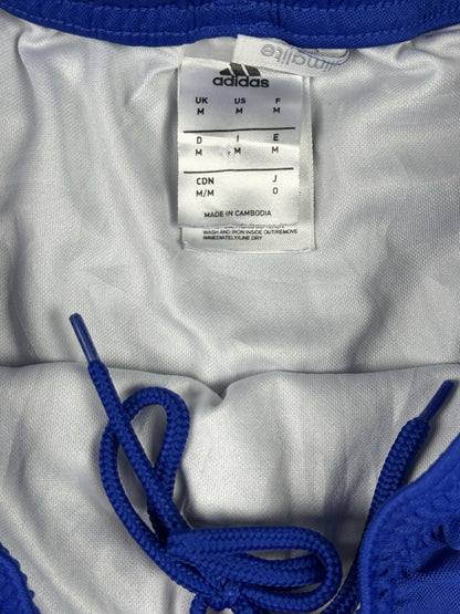 Adidas Blue Climalite Polyester Sport Exercise Football Shorts Medium