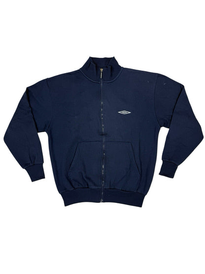 Umbro Blue Retro Zip Jumper Jacket Small