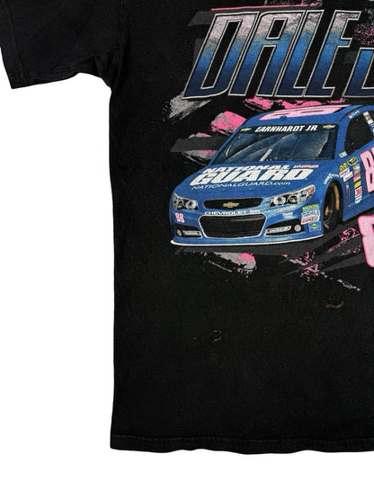 Chase Authentics NASCAR Dale Earnhardt Jr Black Printed Top Medium