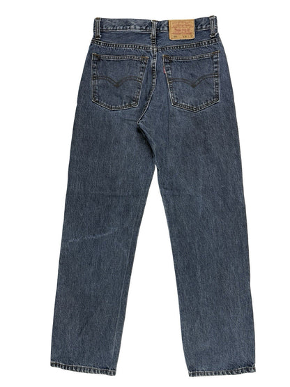 Levi's 501 Vintage 90's Blue Denim Straight Leg Jeans 29W 34L Made in USA