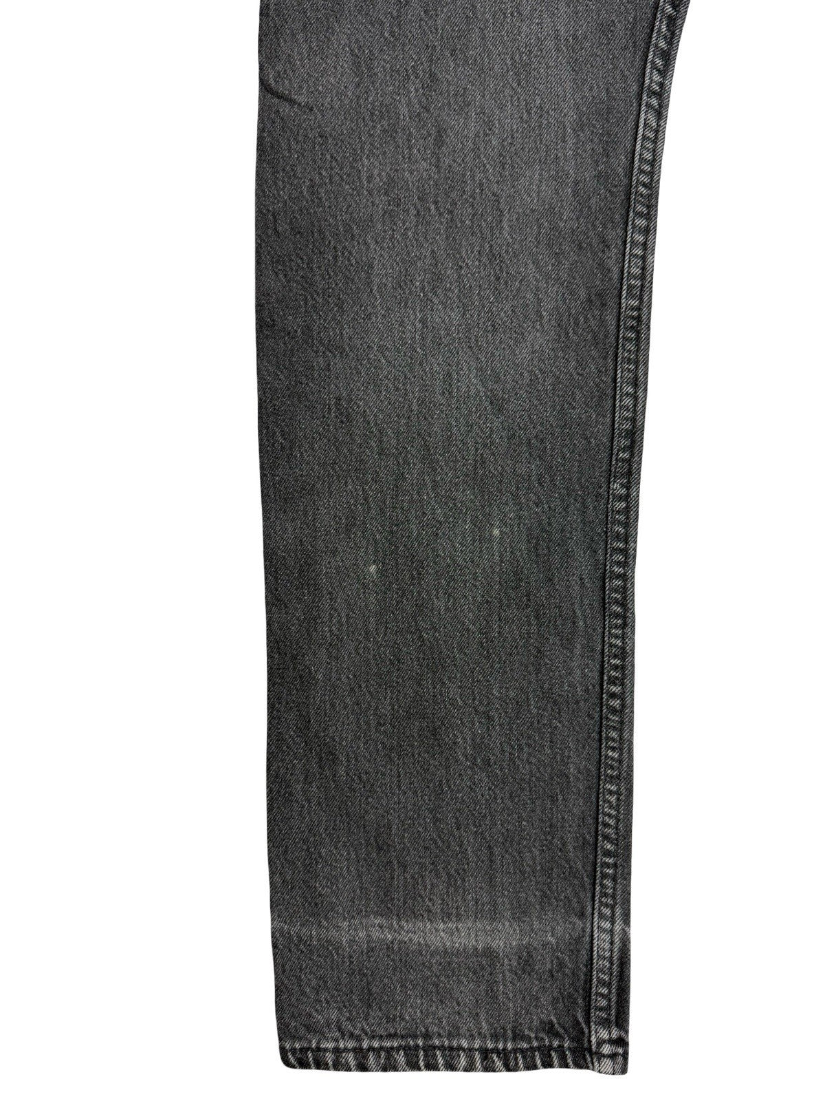 Levi's 501 Vintage Faded Black Straight Leg Denim Jeans 28W 32L