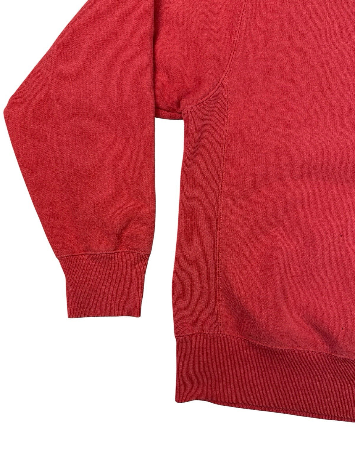 Champion Vintage Orange Reverse Weave Warm Up Jumper Large