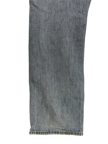 Levi's 501 Light Blue Straight Leg Denim Jeans 34W 30L