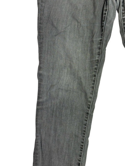 Levi's Grey 721 High Rise Skinny Denim Jeans 30W 35L
