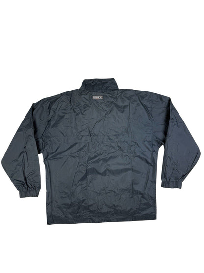 Reebok Retro Blue Nylon Zip Y2K Track Jacket Windbreaker Large