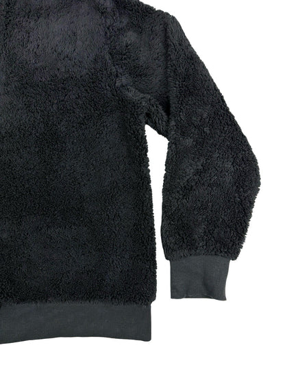Levi's Black Fluffy Teddy Fleece Hoodie Youth XL (Age 13-15)