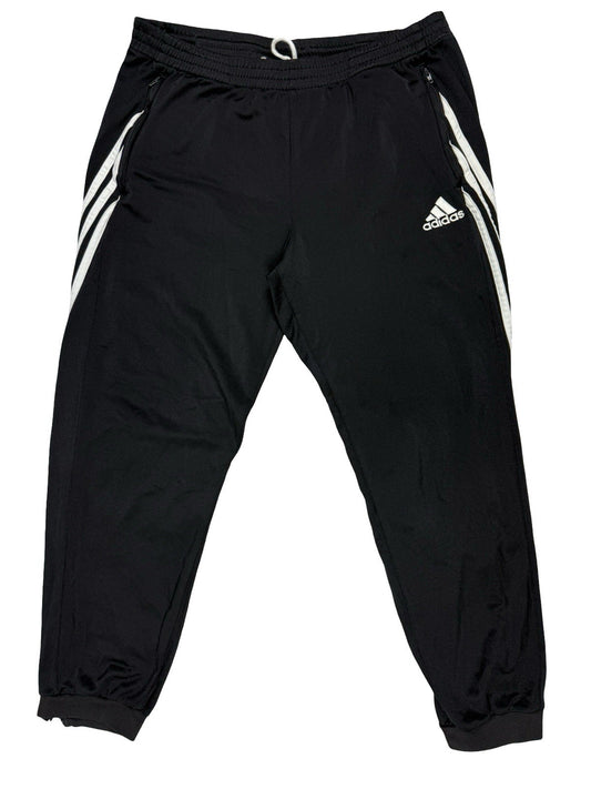 Adidas Sereno Black Zip Track Pant Bottoms Trousers XL