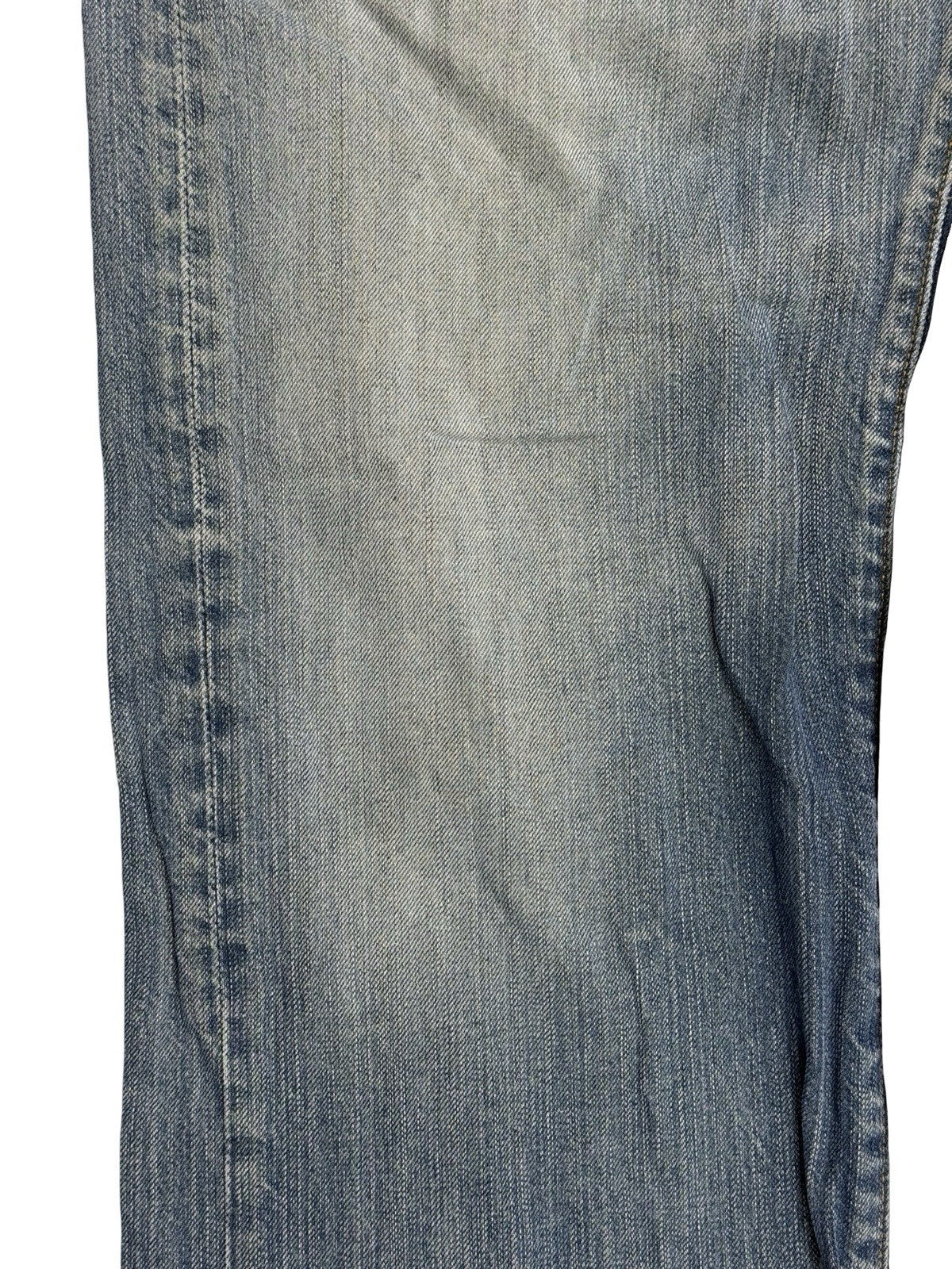 Levi's 501 Original Blue Straight Leg Button Fly Denim Jeans 36W 32L