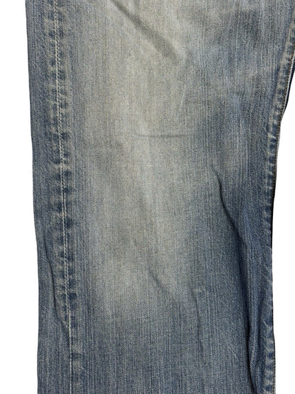 Levi's 501 Original Blue Straight Leg Button Fly Denim Jeans 36W 32L
