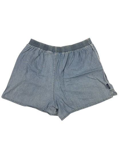 Vintage Disney Mickey Unlimited Blue Denim Cotton Shorts Small