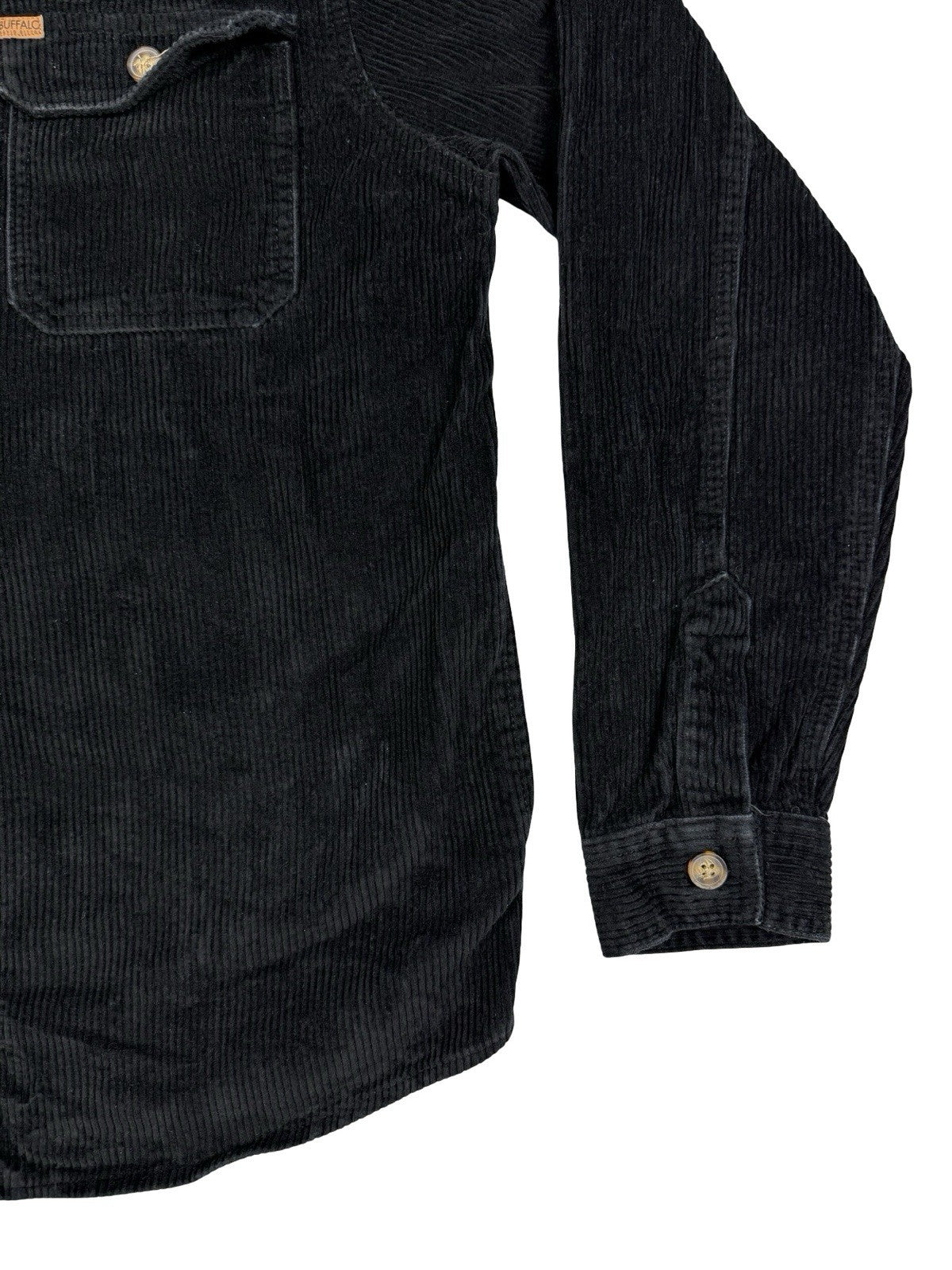 Buffalo David Bitton Black Corduroy Jeremias Shirt Jacket Medium