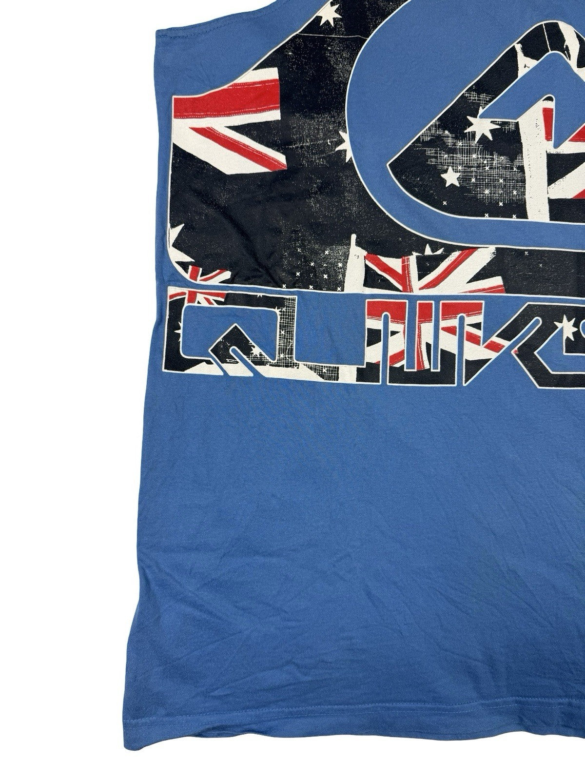 Quiksilver Retro Blue Australian Flag Sleeveless T-Shirt Tank Top 2XL