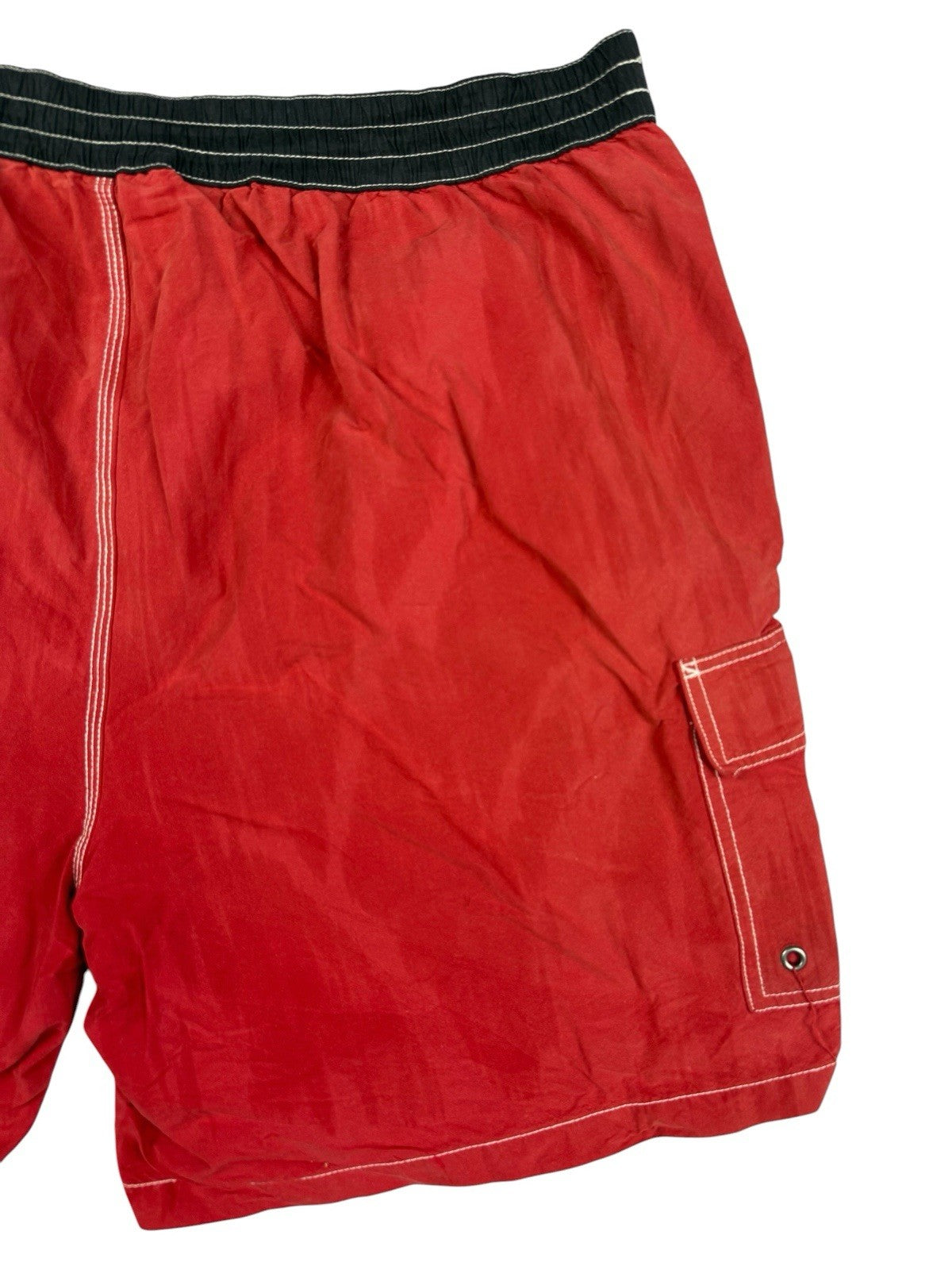 Polo Ralph Lauren Retro Red Big Pony Embroidered Swim Trunk Board Shorts XL