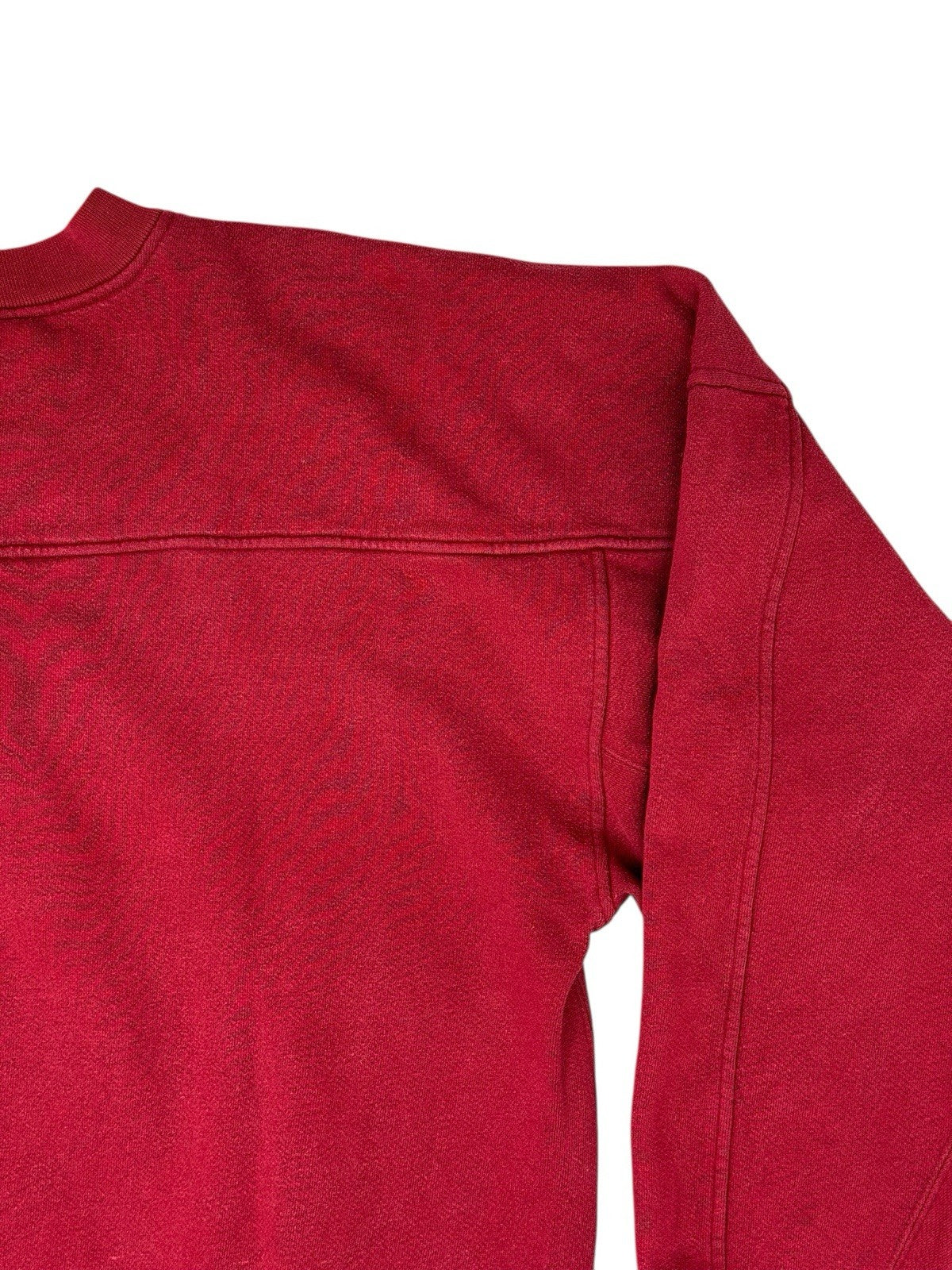 Kansas City Chiefs Vintage Red Button Up Jumper Medium