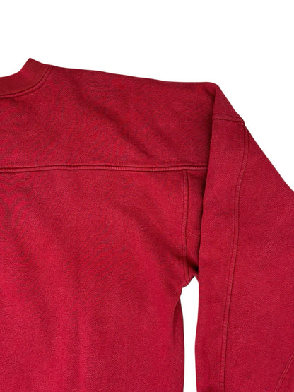Kansas City Chiefs Vintage Red Button Up Jumper Medium