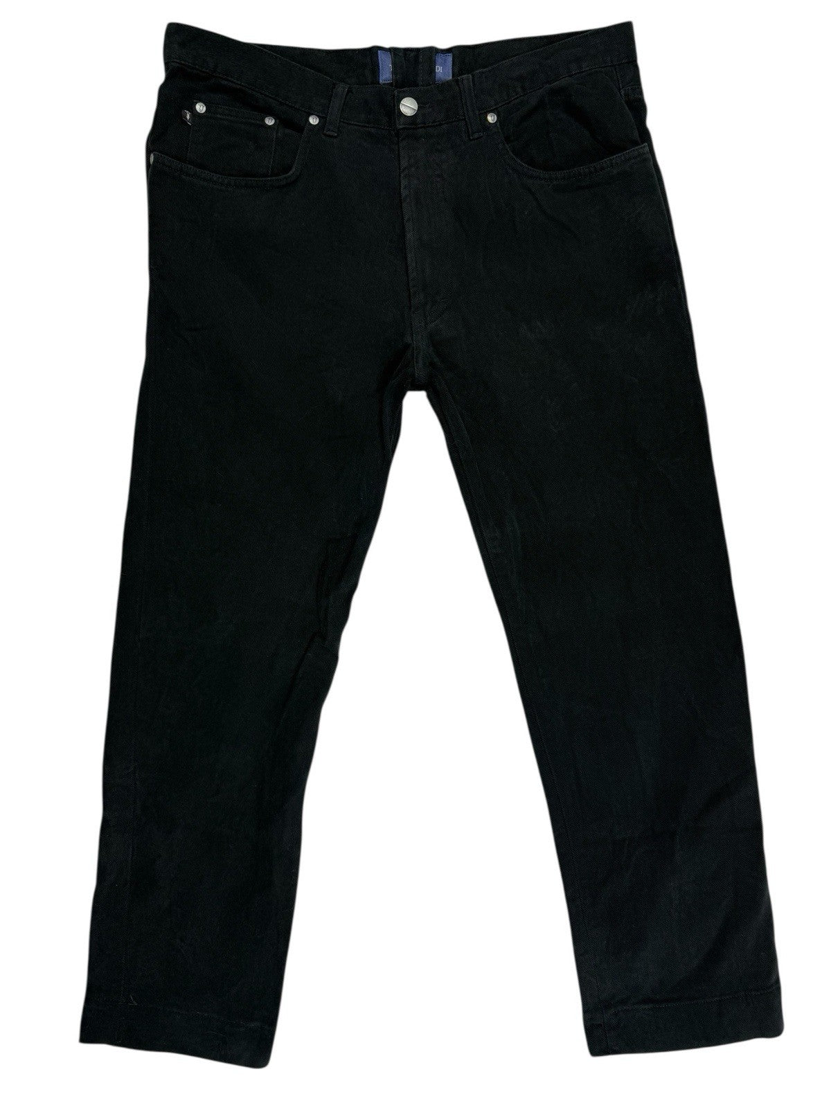 Trussardi Jeans Black Corduroy Jeans 37W 27L