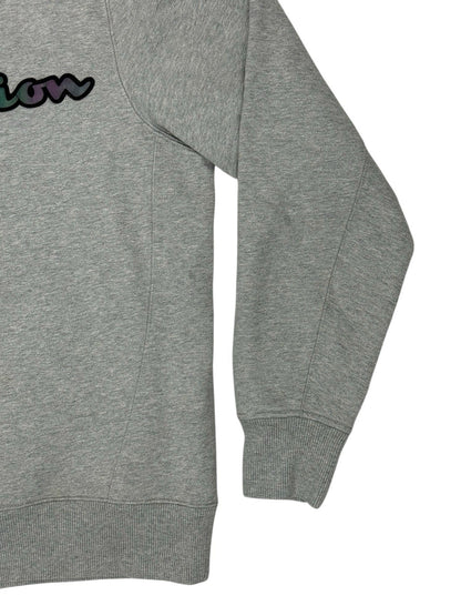 Champion Grey Reflective Logo Jumper Small