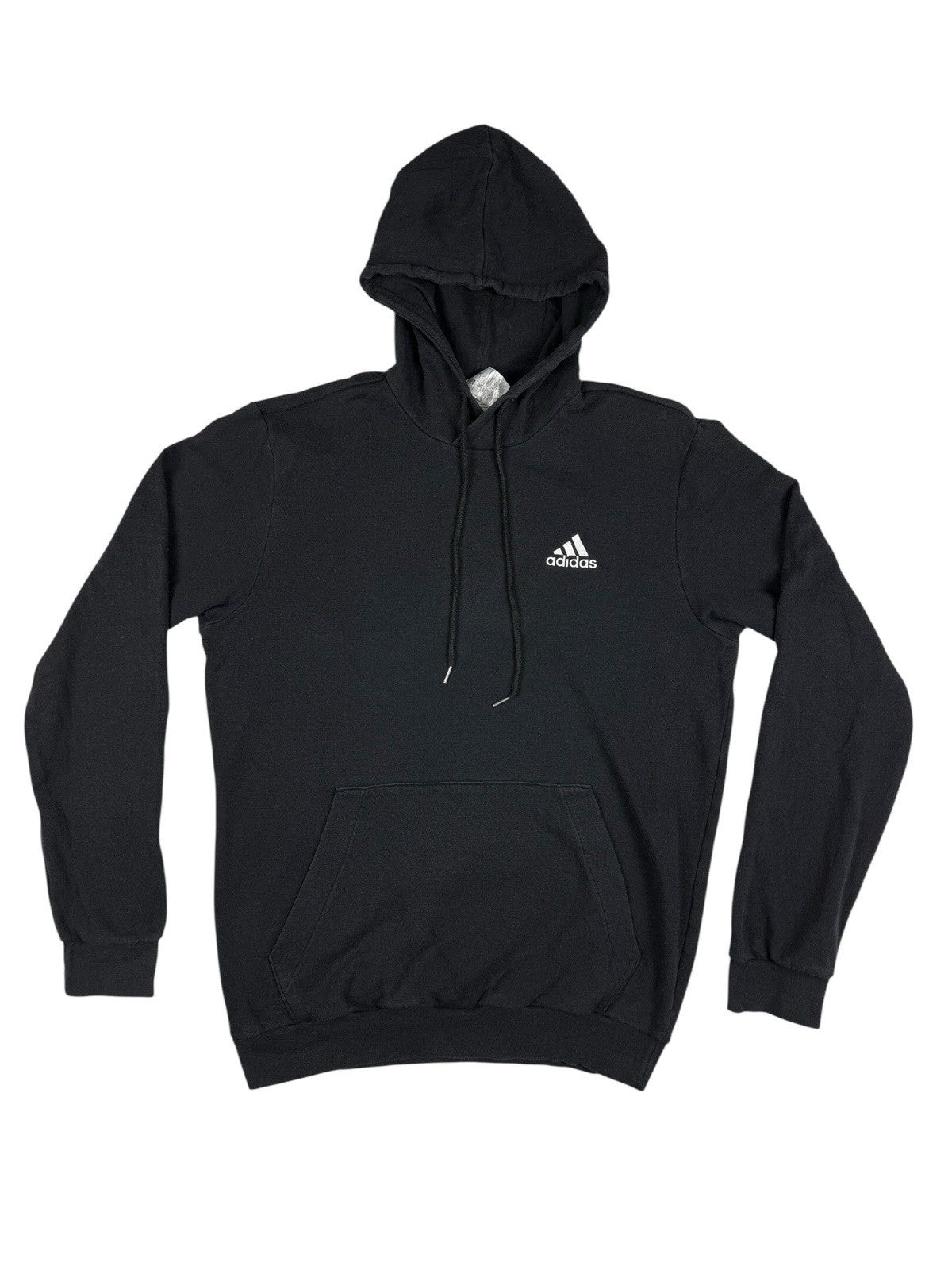 Adidas Black Embroidered Pullover Hoodie Medium