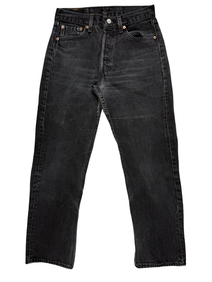 Levi's 501 Vintage 90's Black Denim Jeans 29W 29L Made in USA