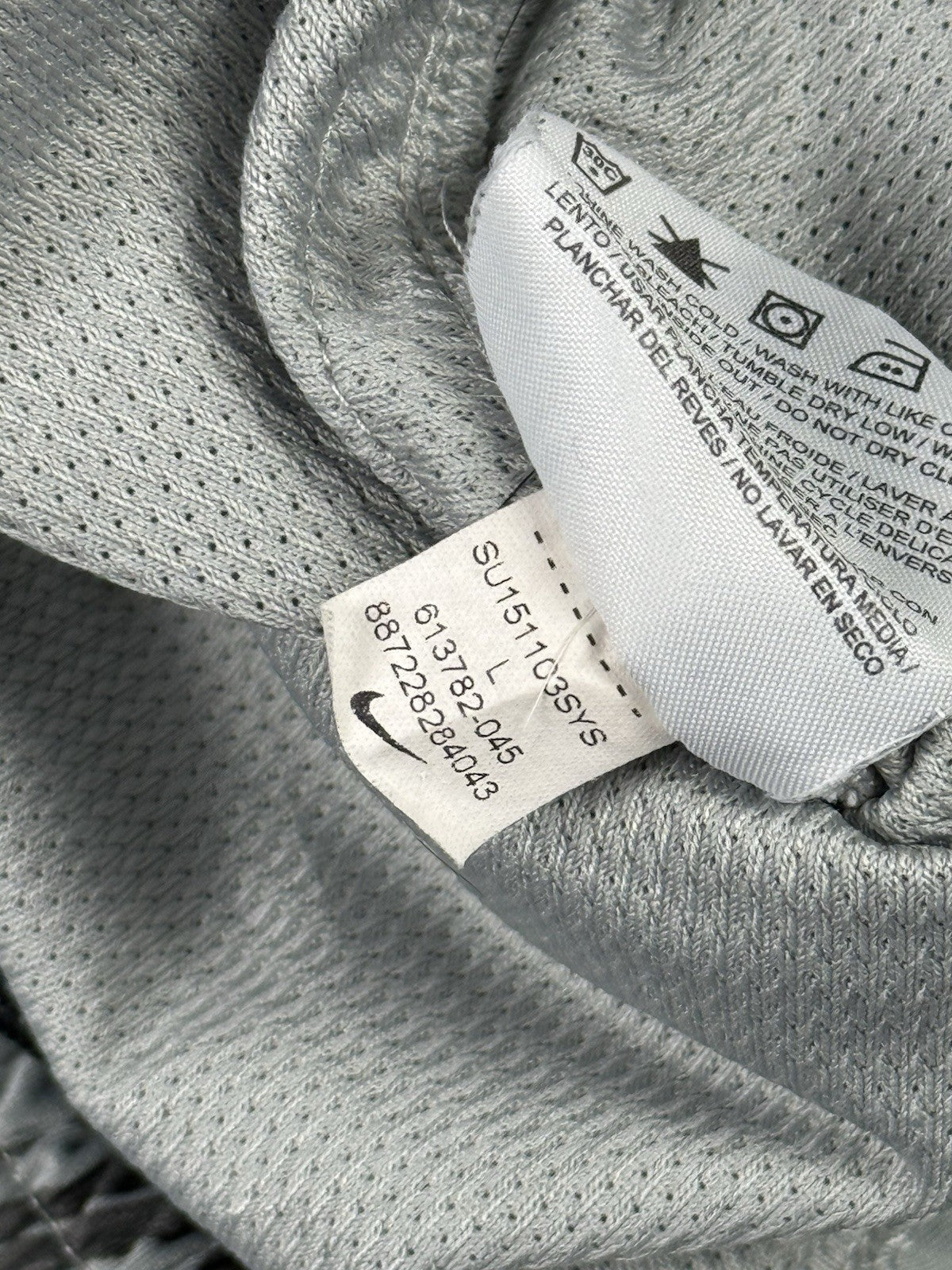Nike Dynamo Dri-FIT Grey Sport Training Shorts Large
