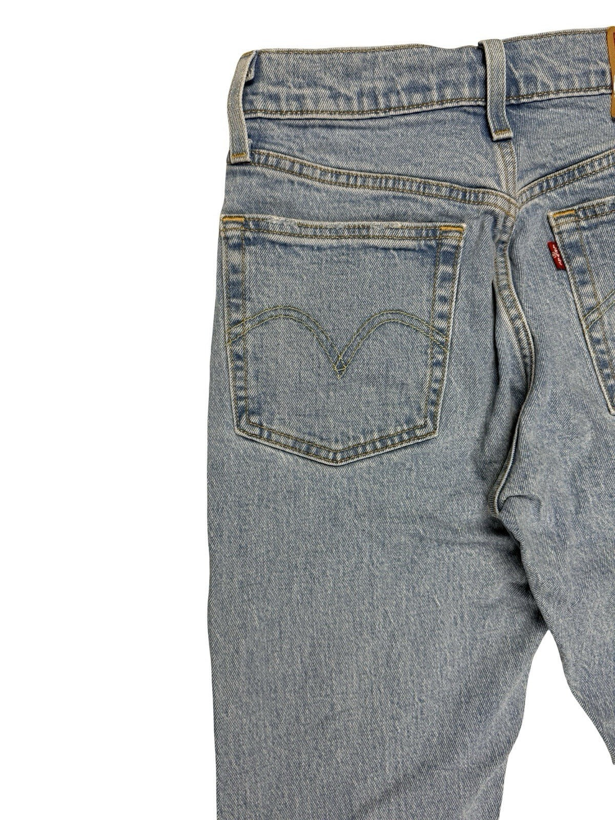 Levi's 501 Blue Straight Leg Denim Jeans 24W 29L