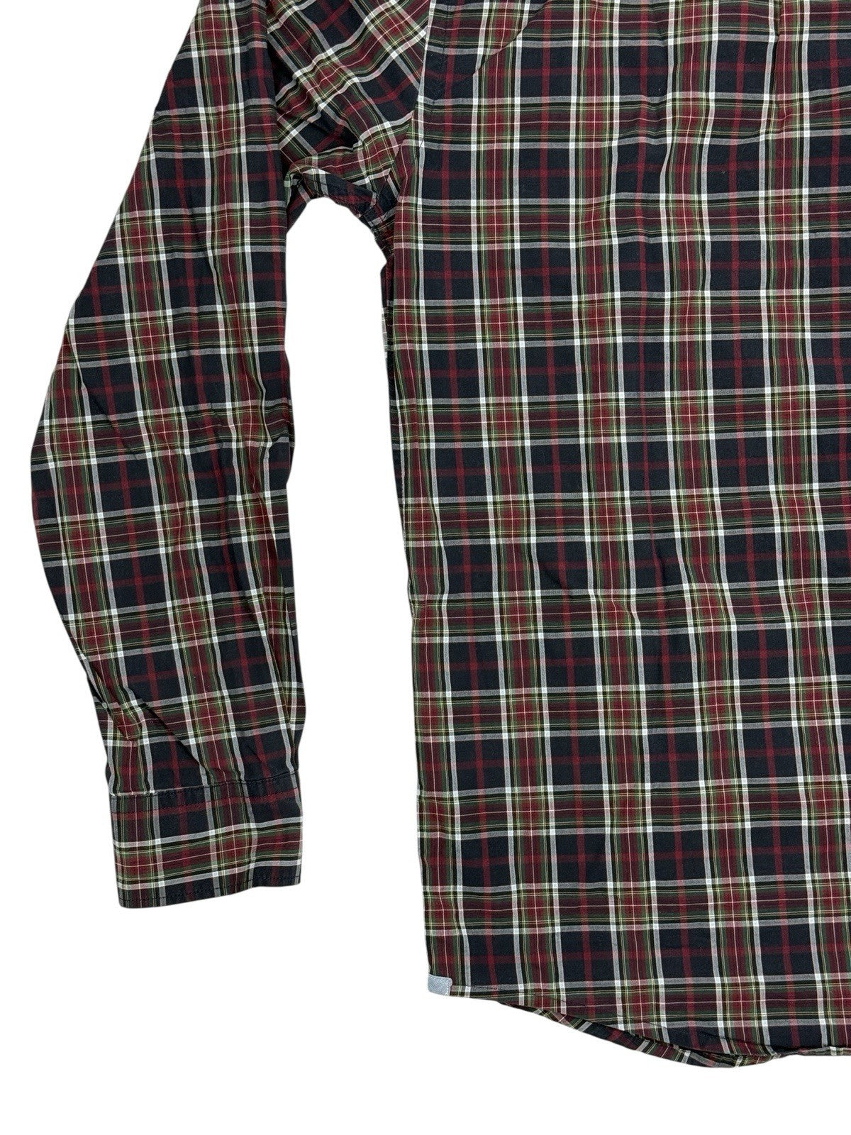 Dockers Multicoloured Plaid Cotton Collared Shirt Medium
