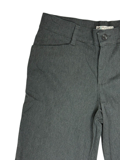 Lee Relaxed Fit Grey Trousers Size 10 Long