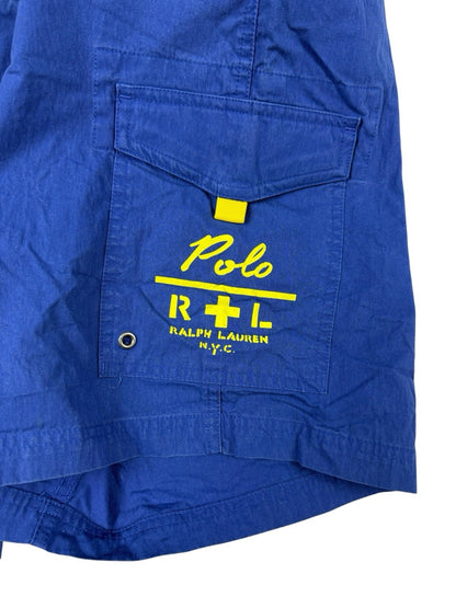Polo Ralph Lauren Retro Blue Lined Swim Trunk Shorts XL