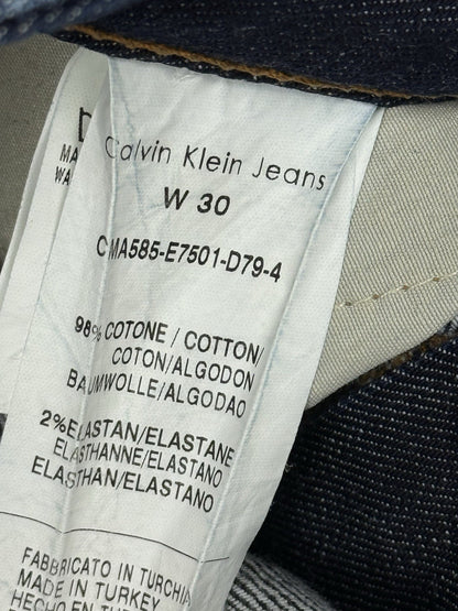 Calvin Klein Blue Denim Slim Fit Jeans 30W 33L