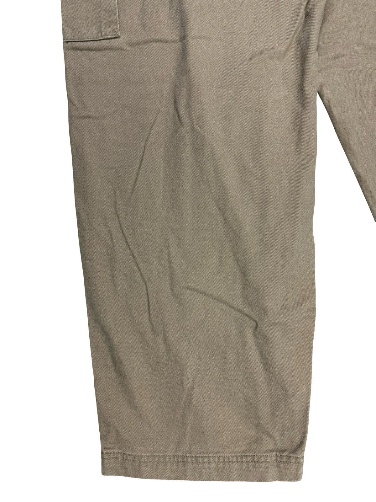 Faded Glory Beige Tapered Fit Cargo Trousers 38W 30L