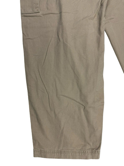 Faded Glory Beige Tapered Fit Cargo Trousers 38W 30L