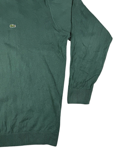 Lacoste Green 1/4 Zip Pullover Jumper Sweater 2XL