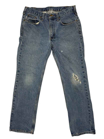 Carhartt Blue Denim Jeans 34W 30L