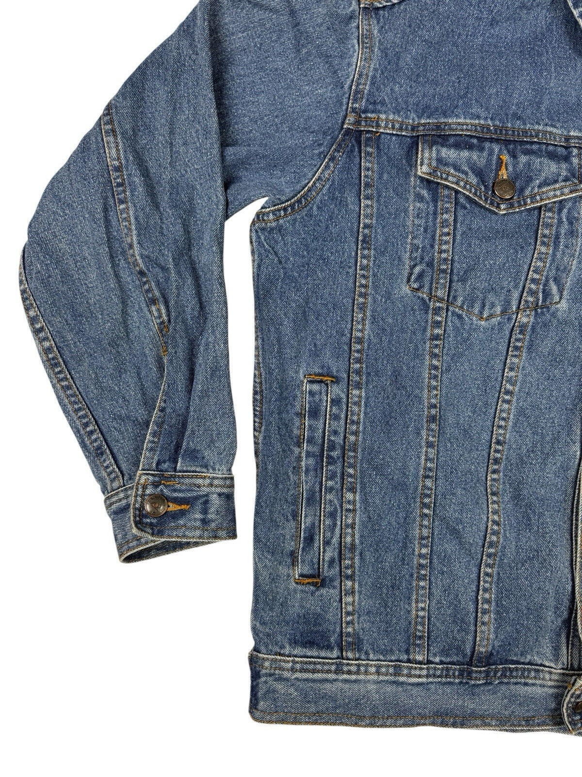 Denim Gear Retro Midwash Blue Cotton Jacket Medium